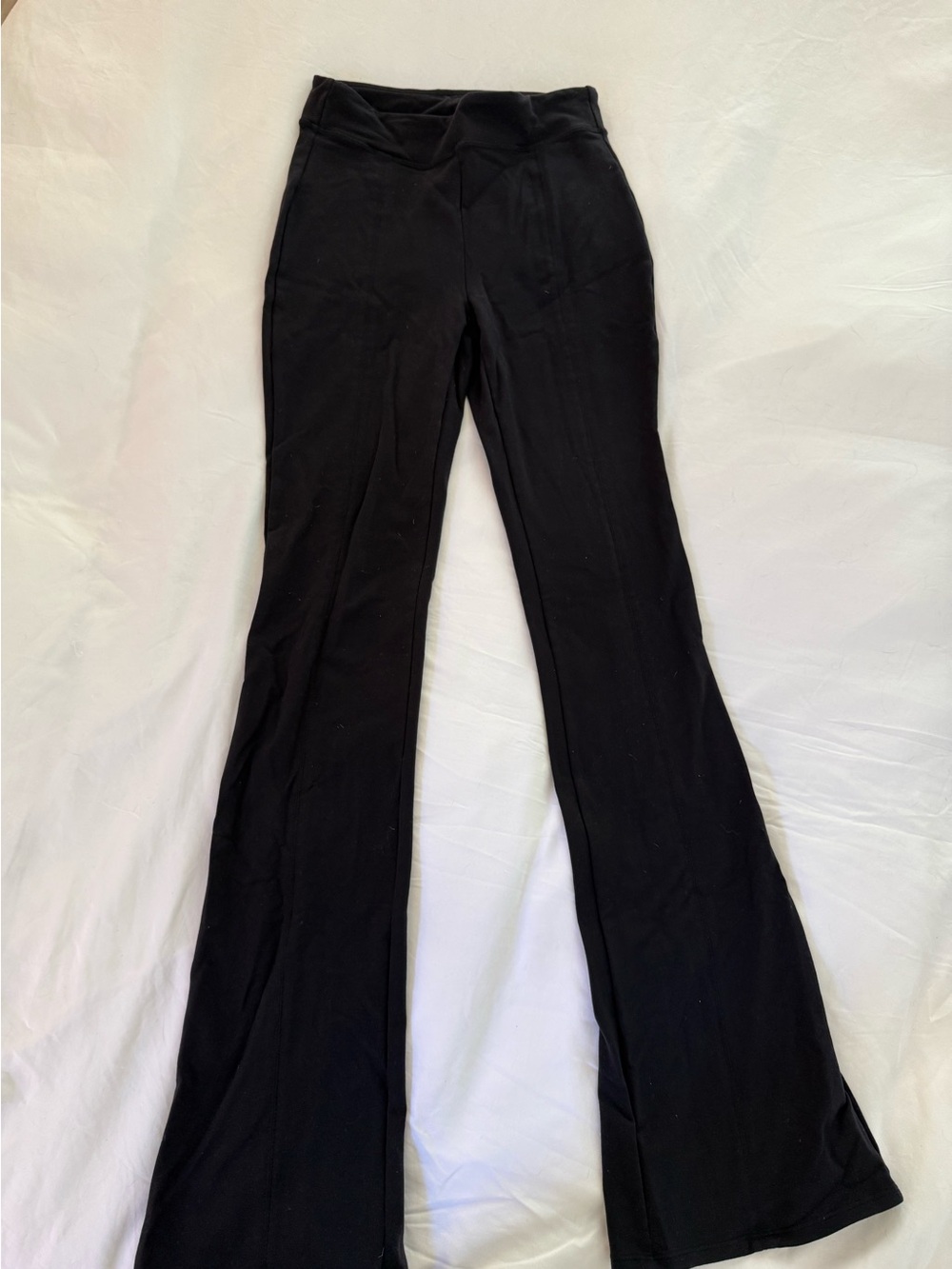 Alo Airbrush High Waisted Flare Leggings with Slit Size S